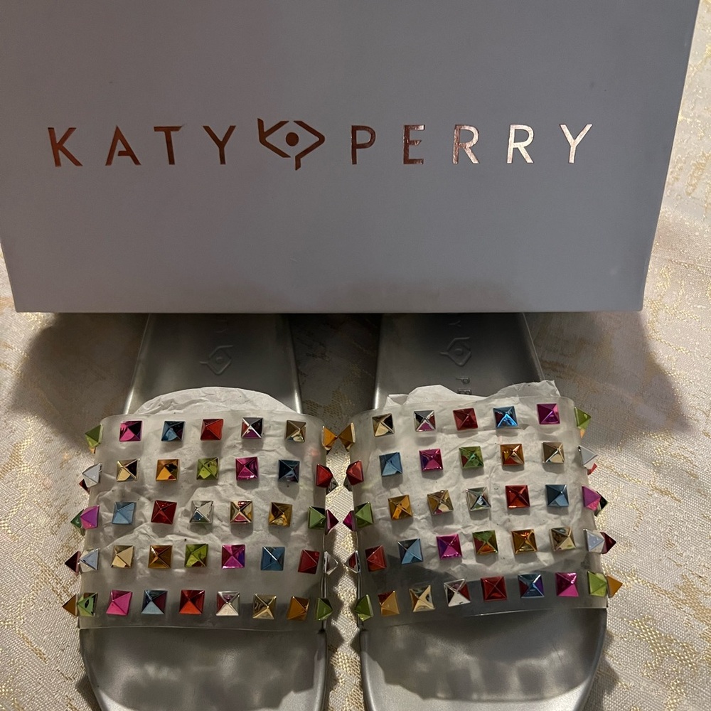 Katy Perry Multicolor Studded Sandals